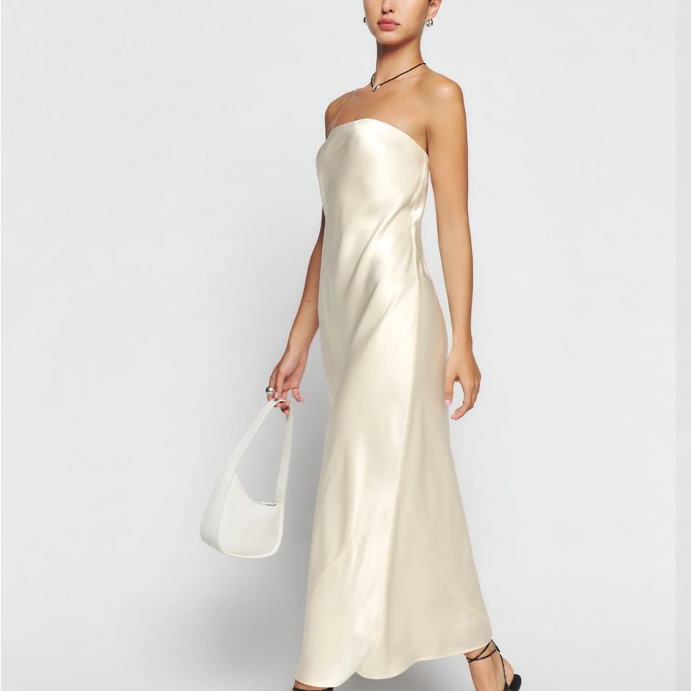 Reformation Joana Silk Dress